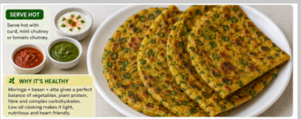 Healthy Moringa Breakfast – High Protein & High Fibre”